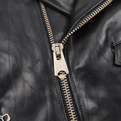 Mooch Moto Jacket Black Bull Leather
