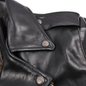 Mooch Moto Jacket Black Bull Leather