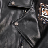 Mooch Moto Jacket Black Bull Leather