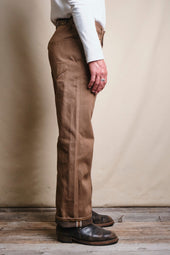 Modesto 15 Ounce Brown Denim
