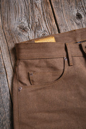 Modesto 15 Ounce Brown Denim