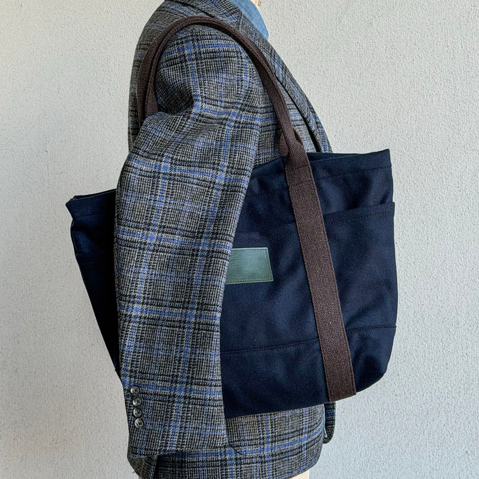 Harbor Tote Bag 16oz Wool Flannel