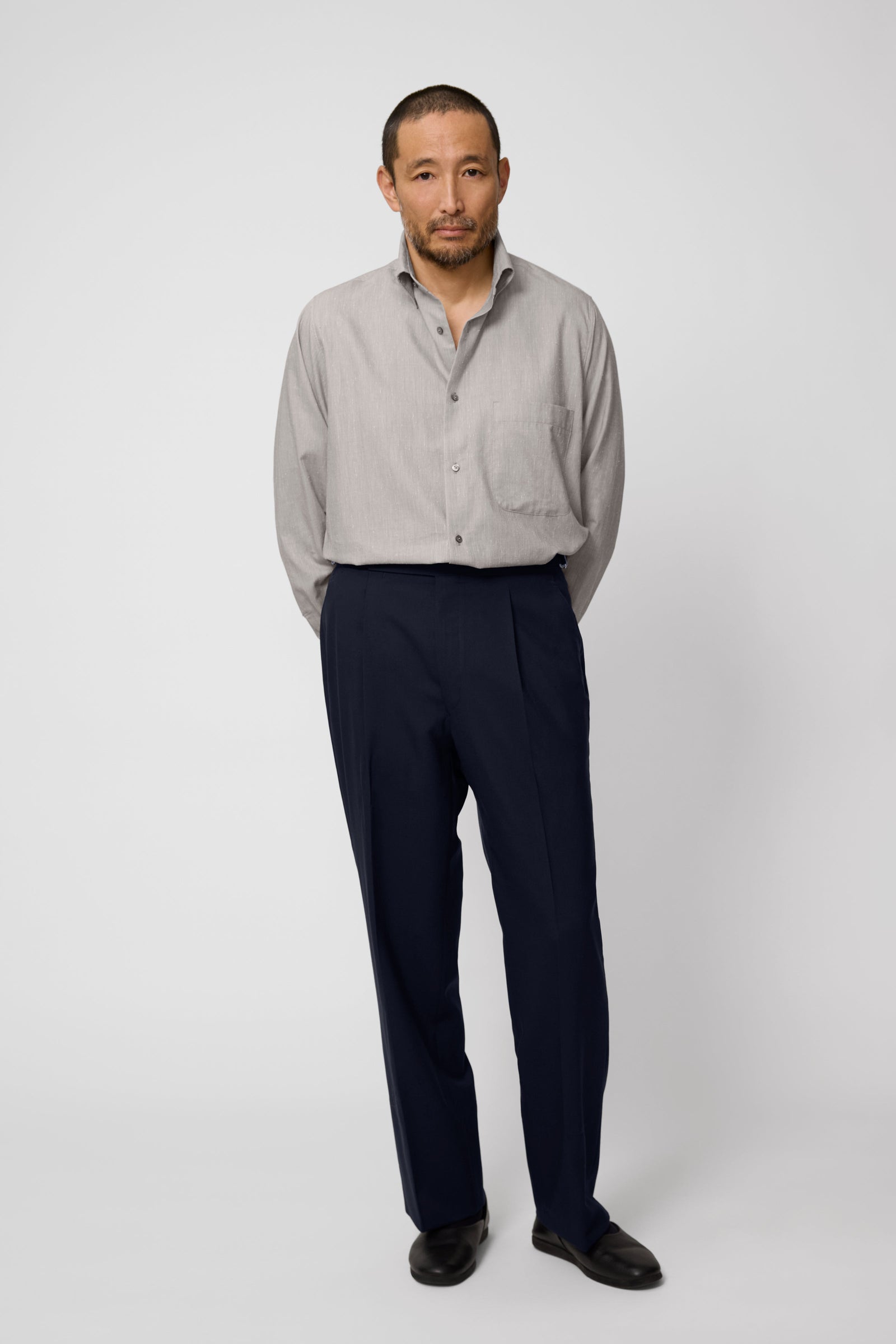 Single Pleat Trouser Tropical Wool