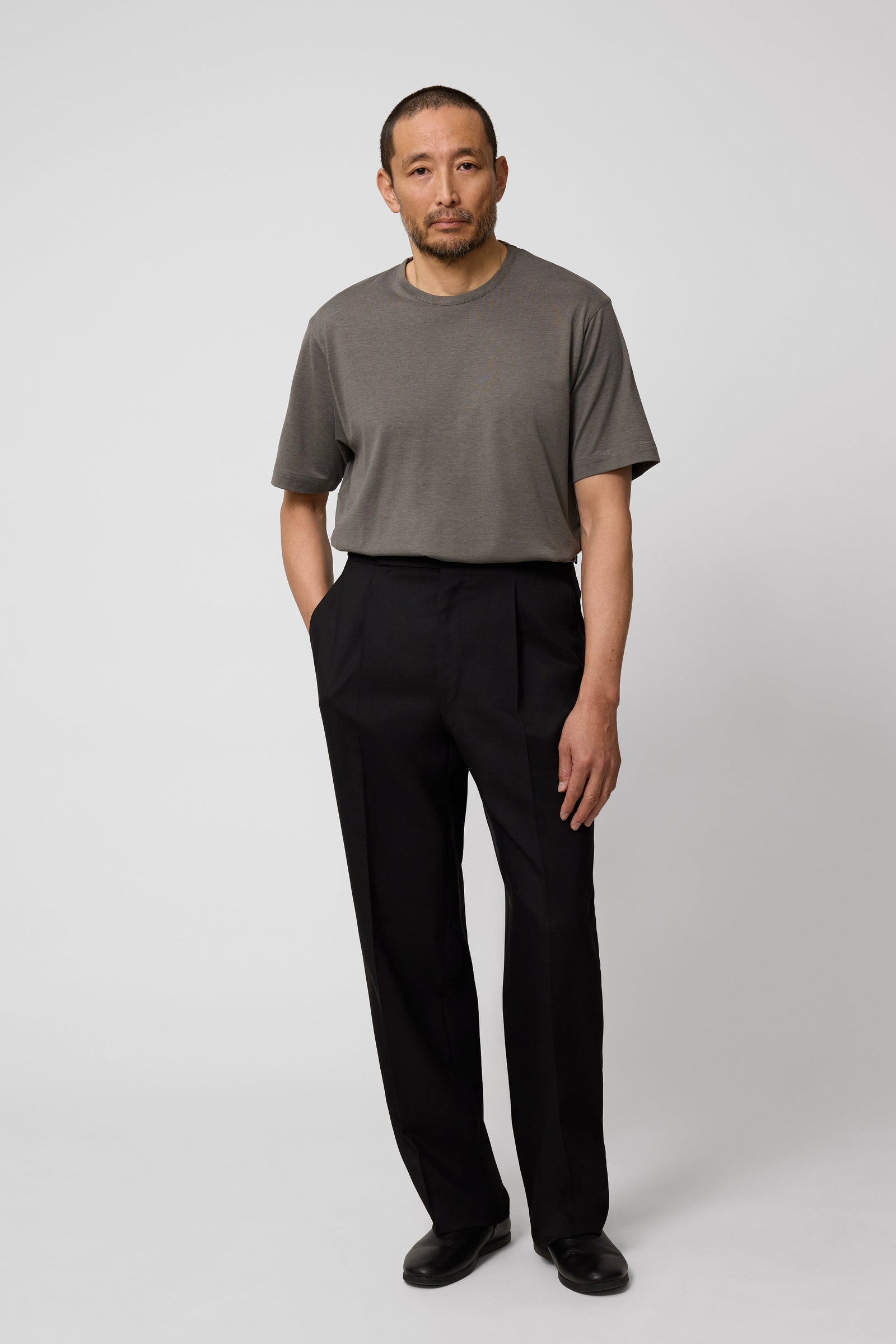 Single Pleat Trouser Tropical Wool