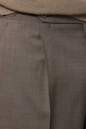 Single Pleat Short Tropical Wool
