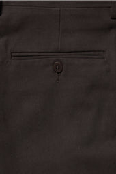 Single Pleat Trouser Panama Weave Cotton