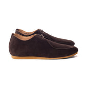 Turner Apron Shoe Brown Janus Calf Suede