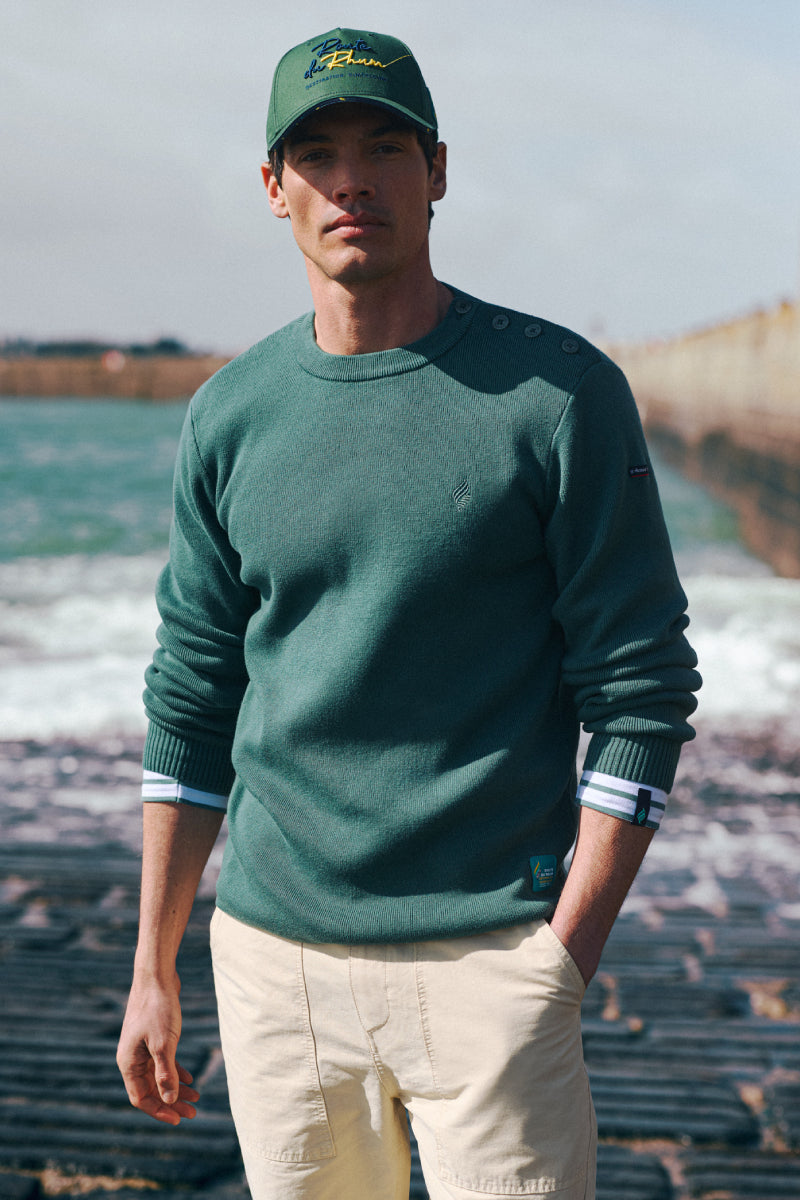 Pull marin - coton et laine