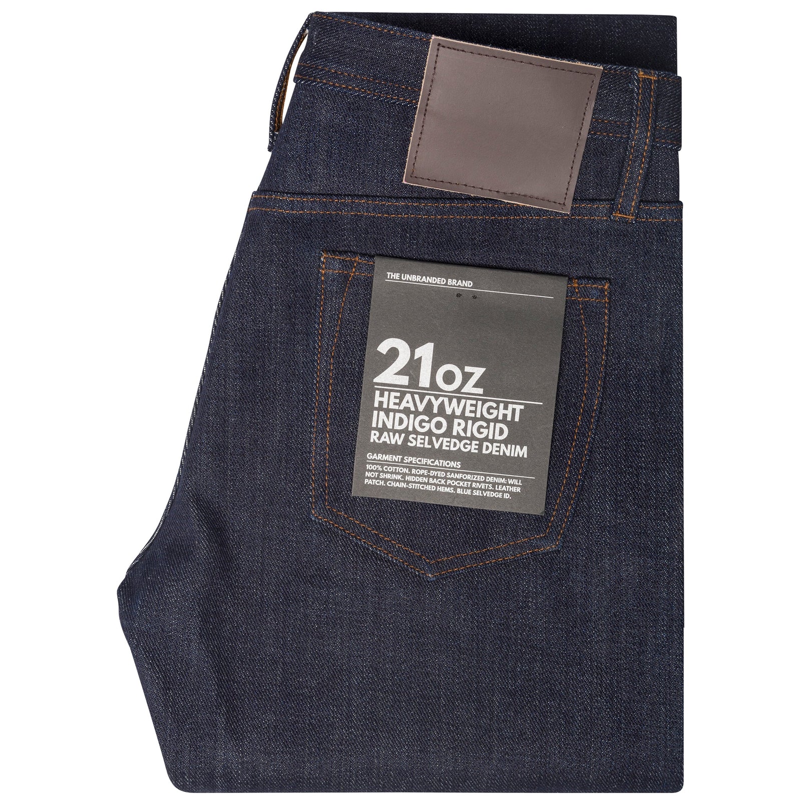 Ub221 Tapered Fit 21oz Heavyweight Selvedge Denim