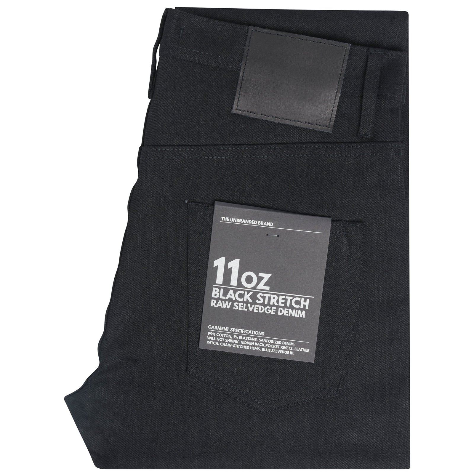 Ub644 Relaxed Tapered Fit 11oz Solid Stretch Selvedge Denim