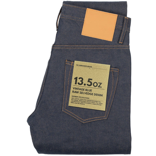UB654 Relaxed Tapered Fit - 13.5oz Vintage Blue Selvedge