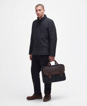 Waxed Leather Briefcase
