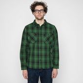 Ubs430 Work Shirt Ultra Heavyweight Flannel Green