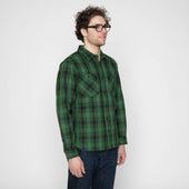 Ubs430 Work Shirt Ultra Heavyweight Flannel Green