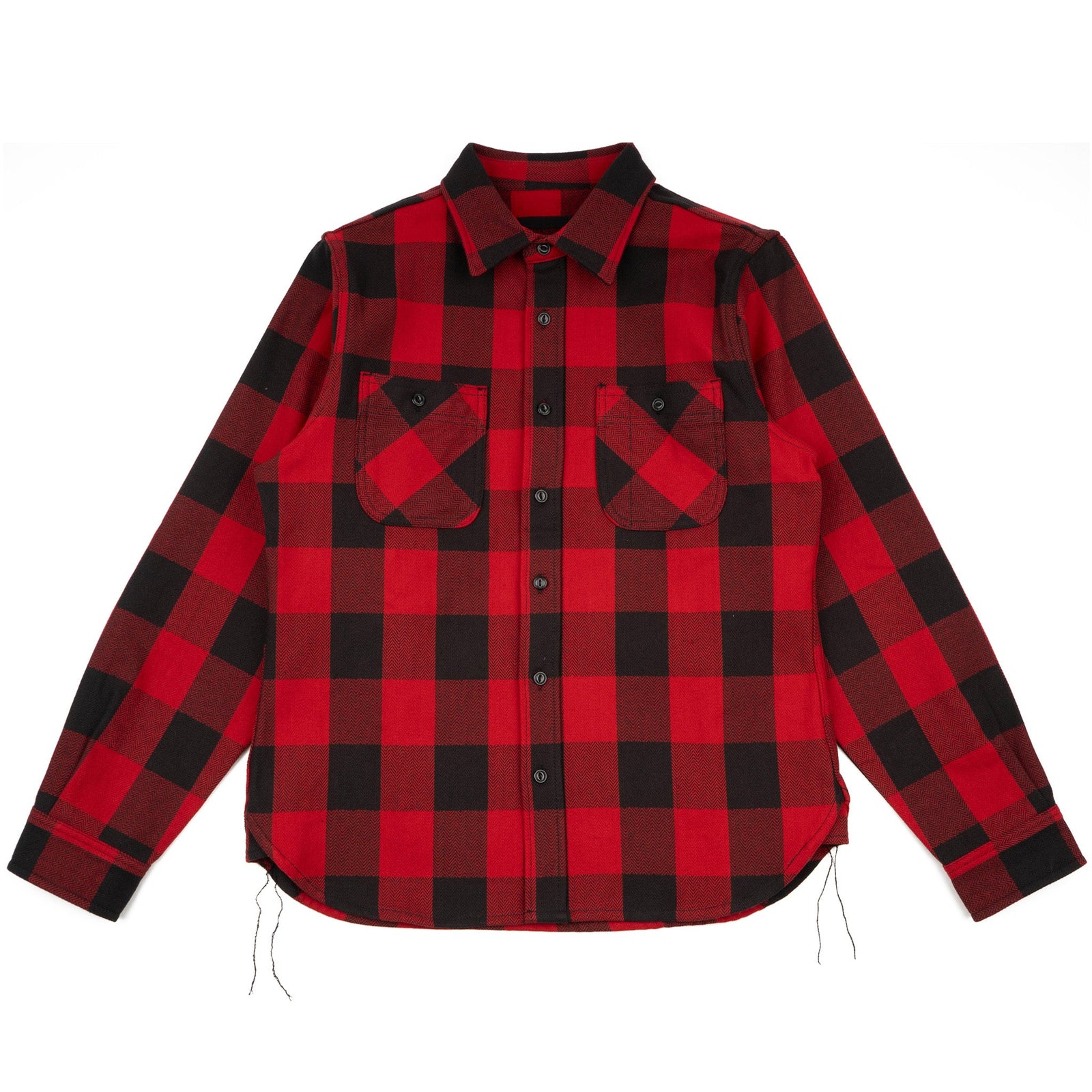 Ubs432 Work Shirt Ultra Heavyweight Flannel Red