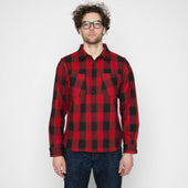 Ubs432 Work Shirt Ultra Heavyweight Flannel Red