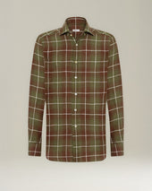 LINEN CHECKED SHIRT