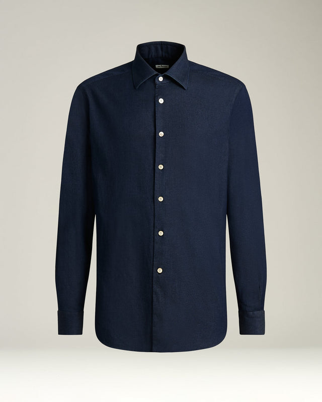 CASUAL SHIRT IN NIGHT BLUE DENIM