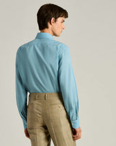 COTTON SHIRT IN SKY BLUE