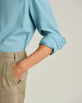 COTTON SHIRT IN SKY BLUE