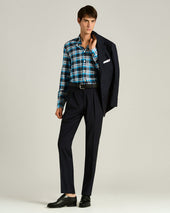 Checked Cotton Shirt In
