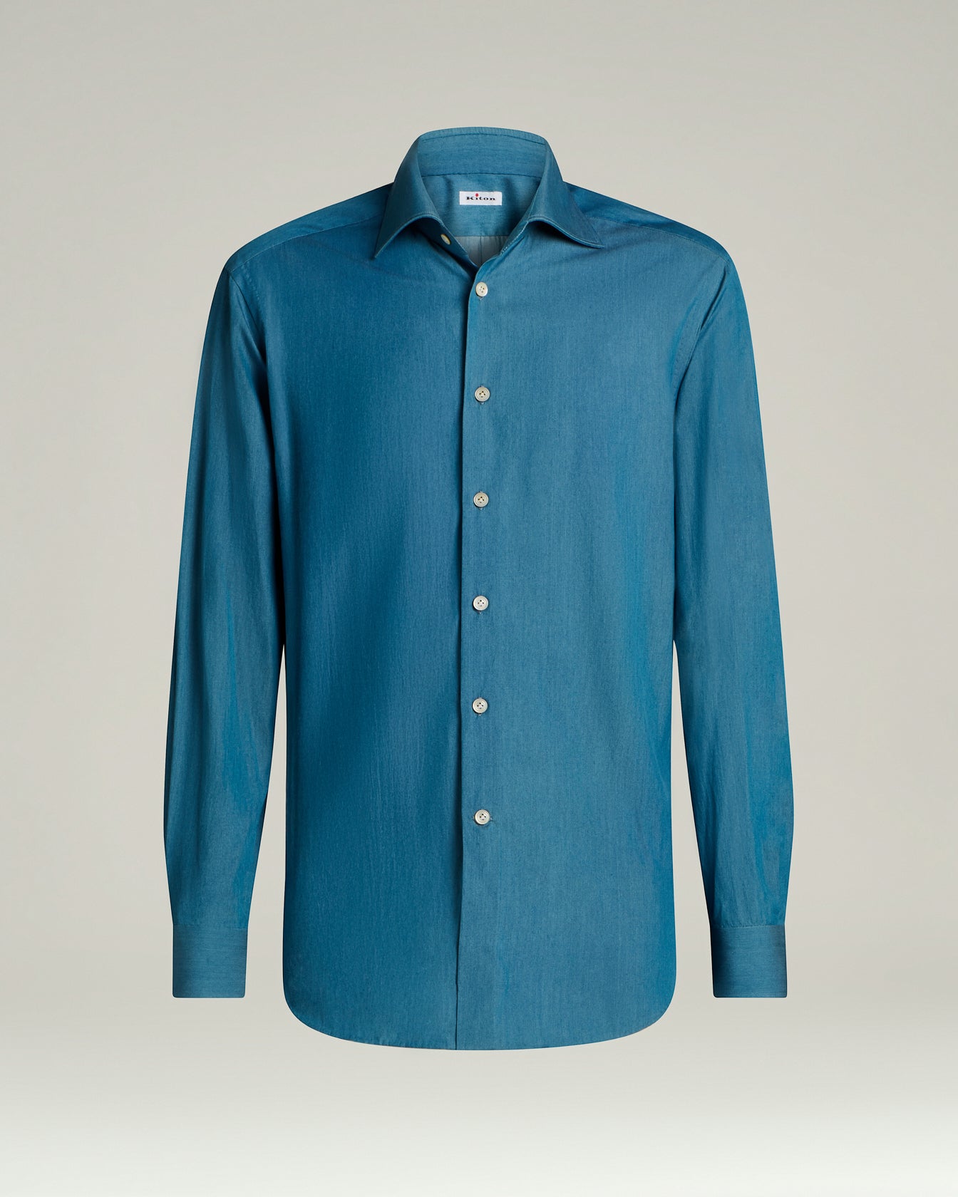 Cotton Shirt With French Collar