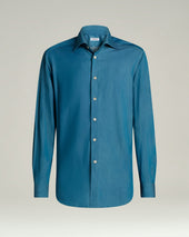 Cotton Shirt With French Collar