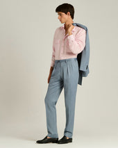 ROSE SHIRT WITH PATCH POCKETS IN 100% LINEN