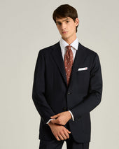 Polka Dot Tie On Rust Brown Textured