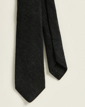WOOL TIE IN ANTHRACITE