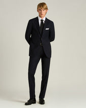 WOOL TIE IN ANTHRACITE