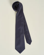 PATTERNED SILK TIE