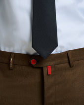 Tie In Pure Wool With Seven Fold Technique