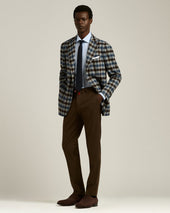Tie In Pure Wool With Seven Fold Technique
