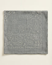 Fine Fibre Blend Scarf In Grey
