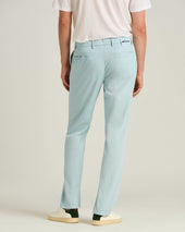 COTTON CHINO TROUSERS IN POWDER BLUE