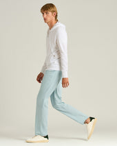 COTTON CHINO TROUSERS IN POWDER BLUE