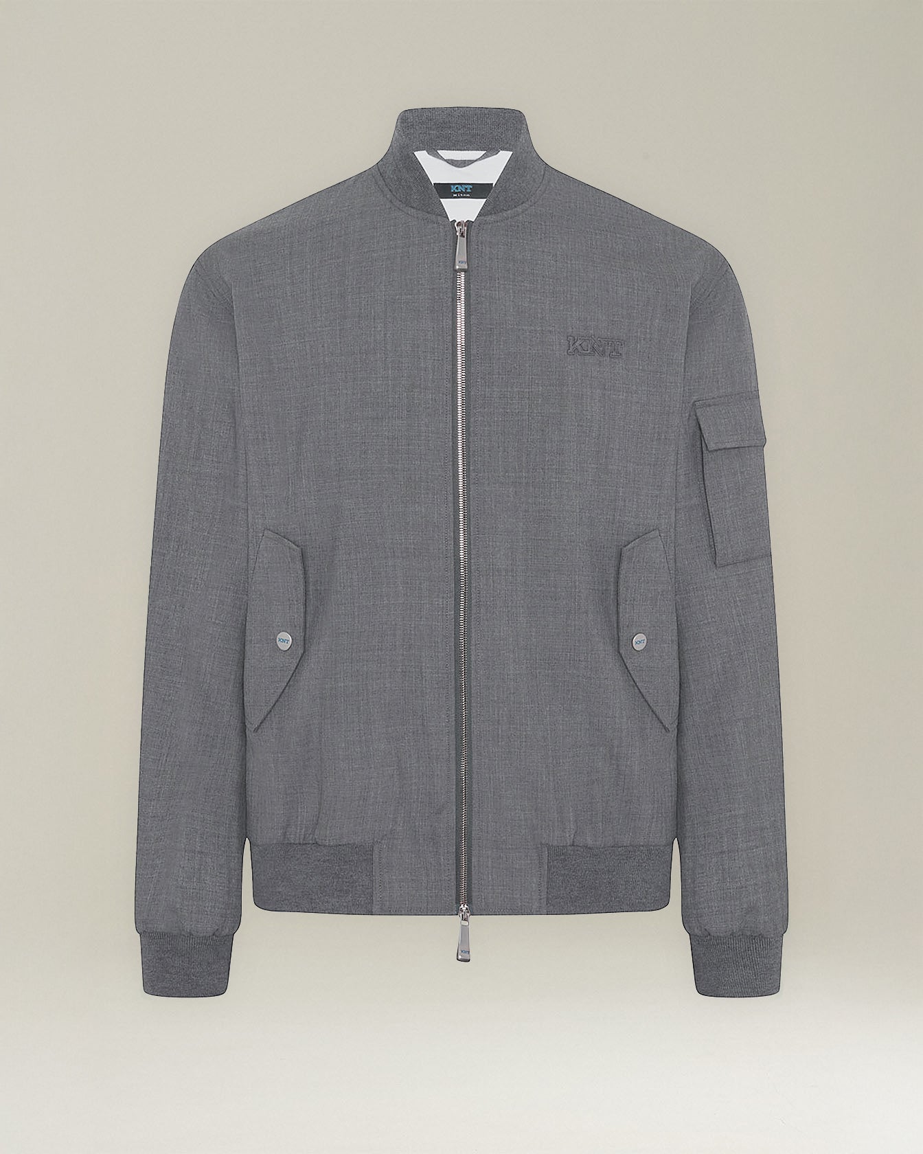Knt Wool Bomber Jacket