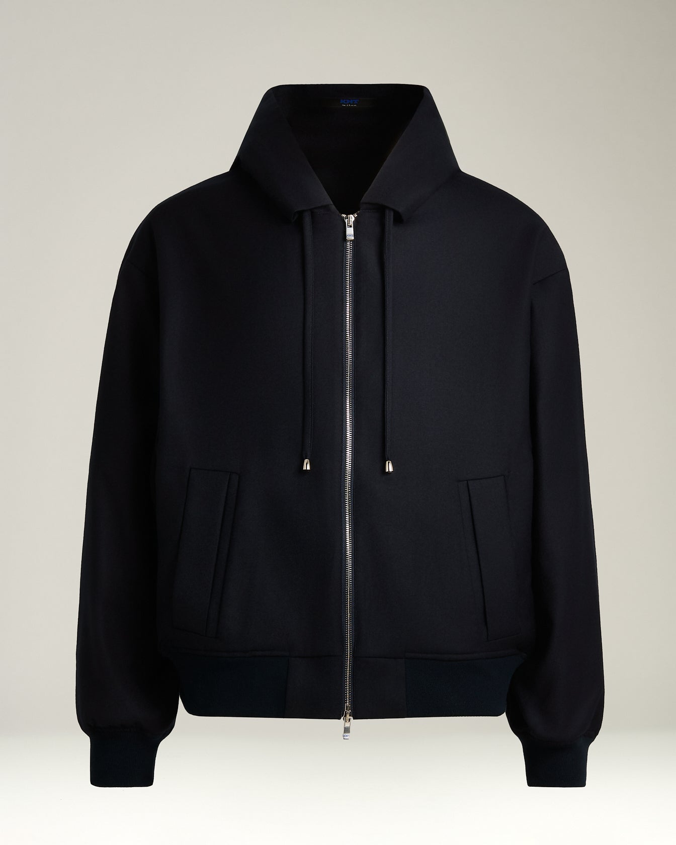 Pure Wool Bomber With Two Way Zip
