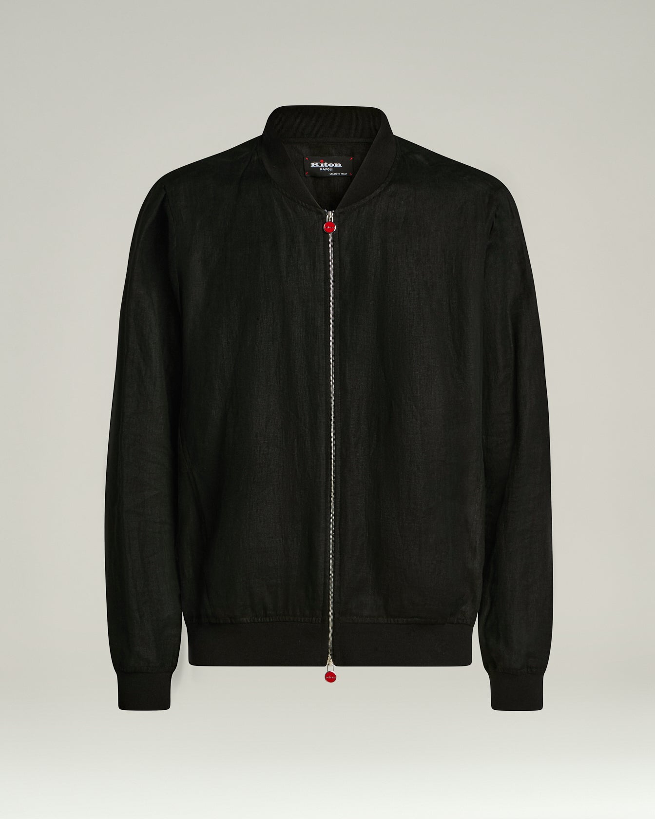Pure Linen Jacket With Zip In