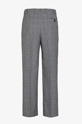 Umberto Trousers In Wool Glen Check