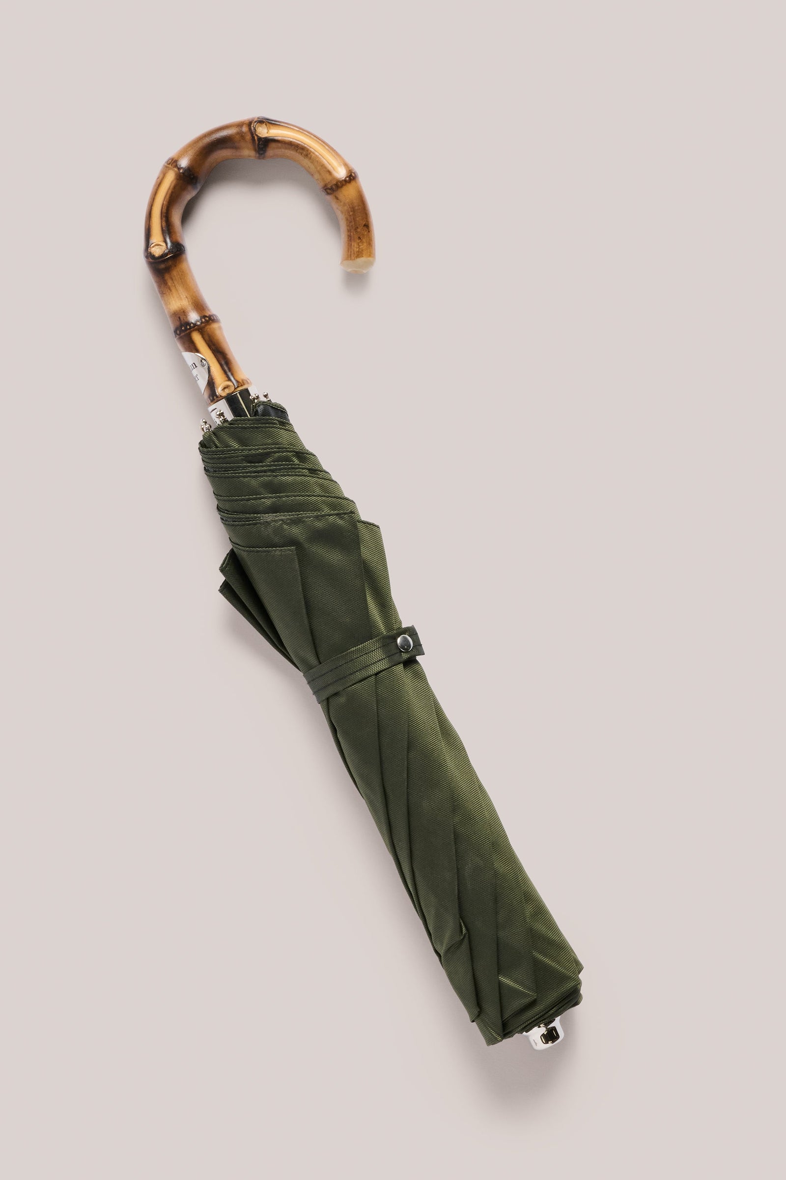 Handmade Bamboo Handle Umbrella Green