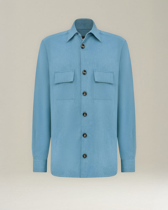 MINERAL WASHED COTTON OVERSHIRT
