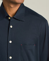 COTTON JERSEY SHIRT BLUE