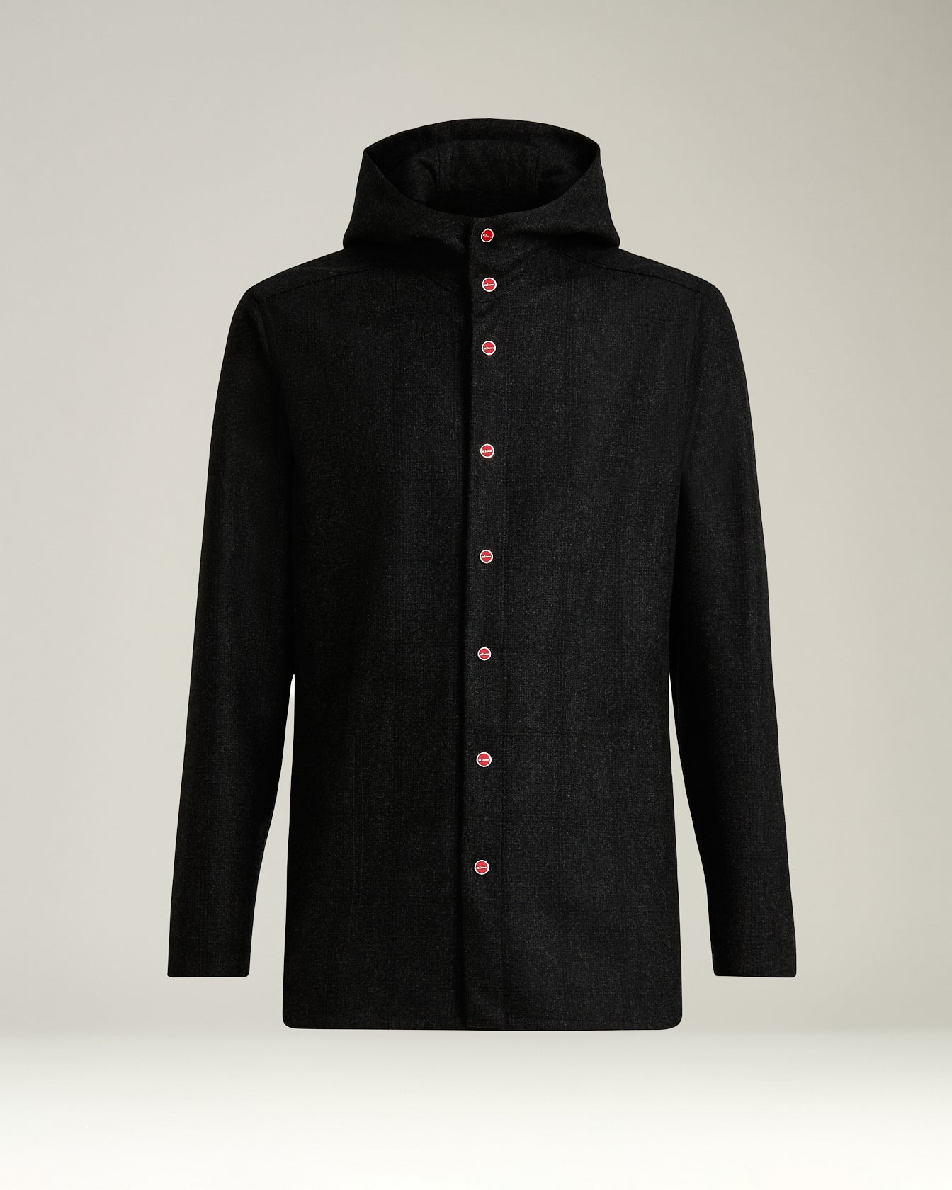 Wool Peter Overshirt With Hood