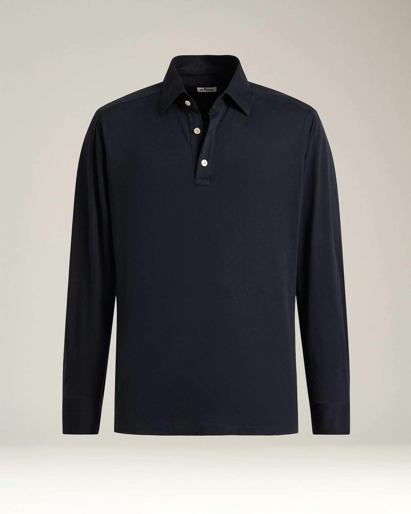 Long Sleeve Positano Polo In Cotton Jersey