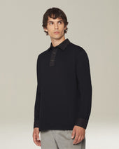 Monochrome Jersey Polo Shirt