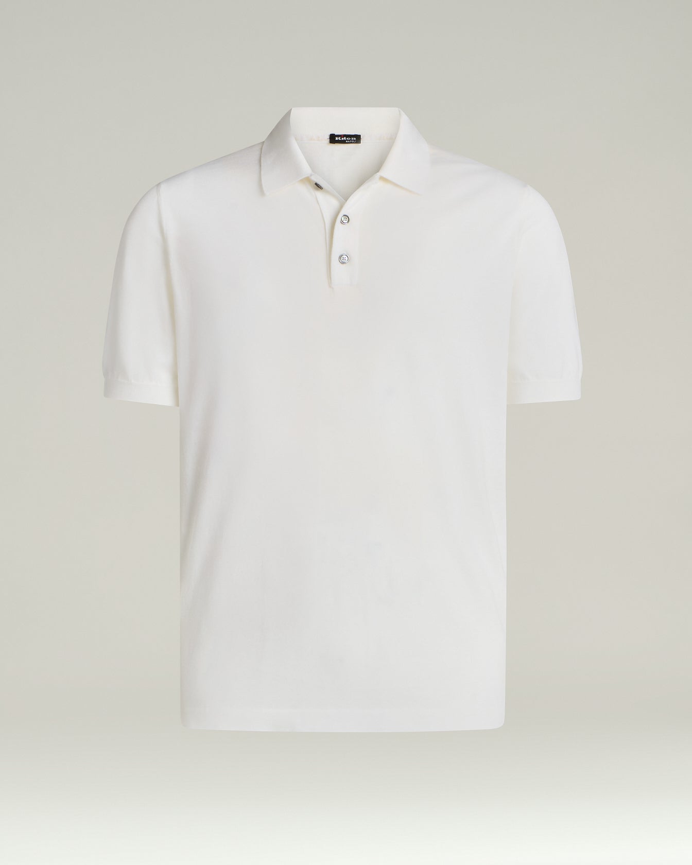 PURE COTTON OPTICAL WHITE POLO SHIRT