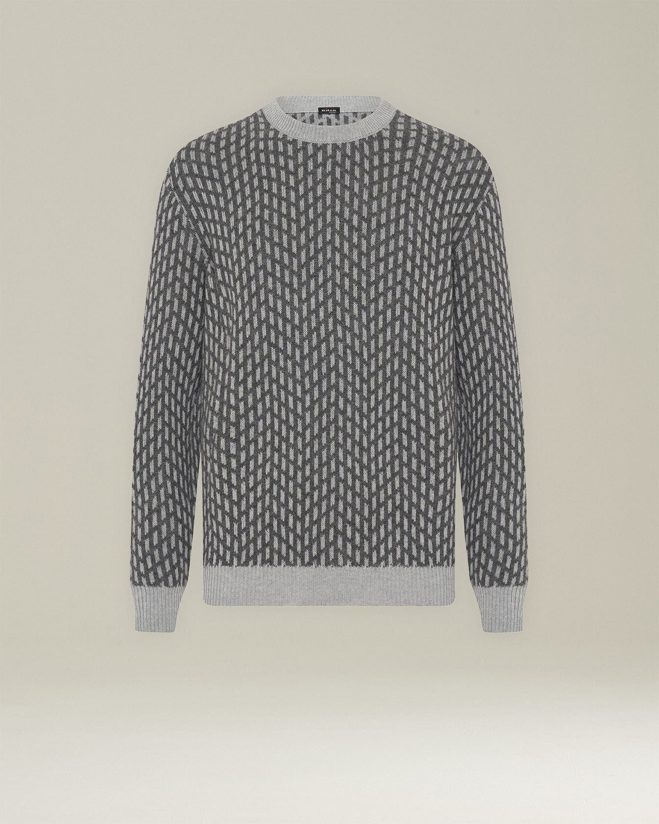 Cashmere Jumper With Jacquard Pattern