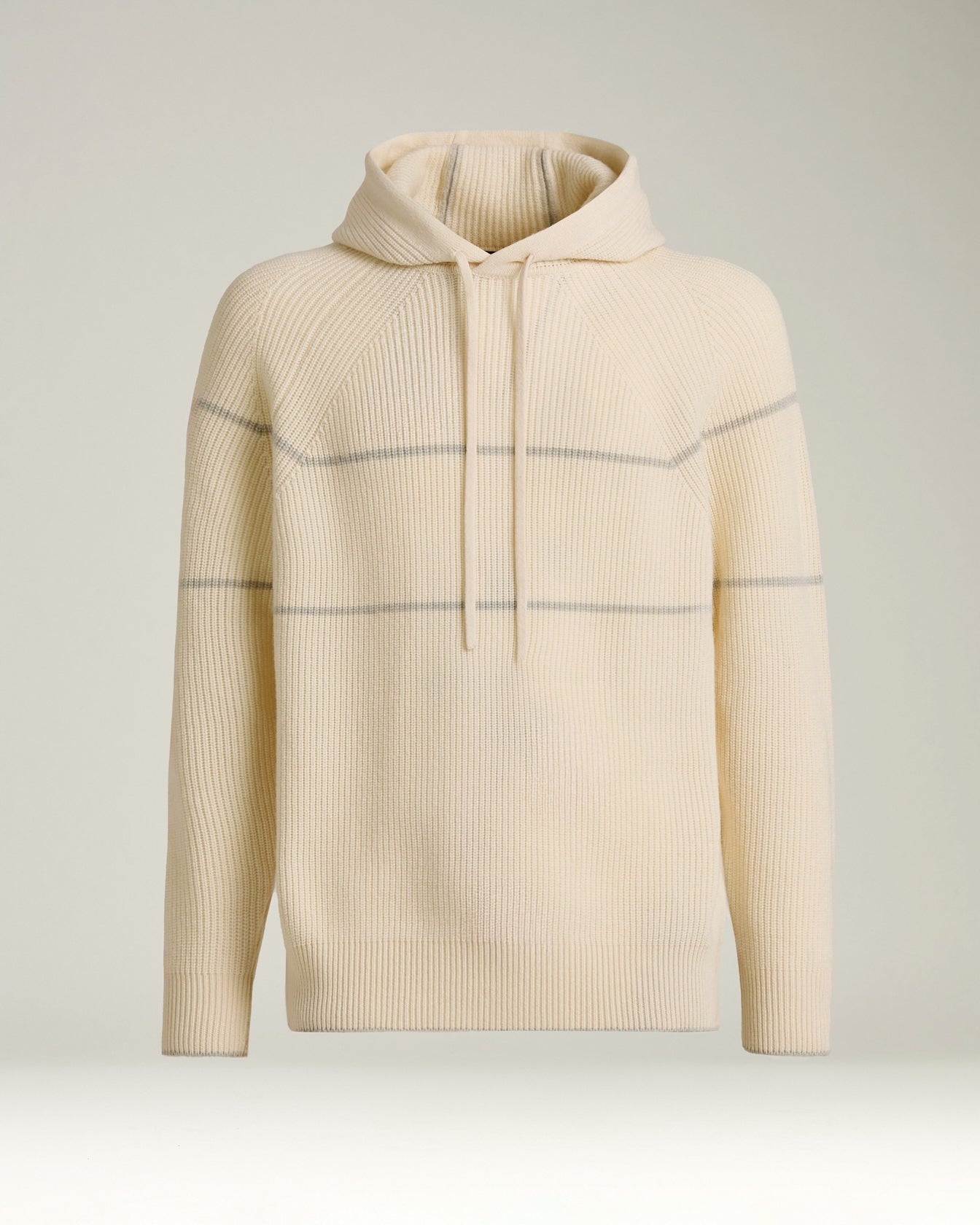 Ribbed Pure Cashmere Hoodie